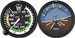 Flightline T:  Air Speed and Attitude Indicator