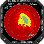 Projection of Aircraft flight path to terrain