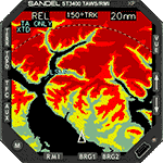 Terrain Relative Height to Aircraft